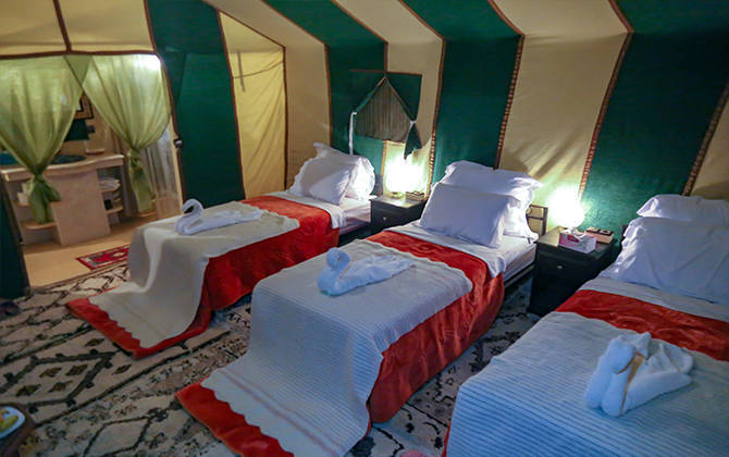 Sahara Desert Luxury Camp Tents